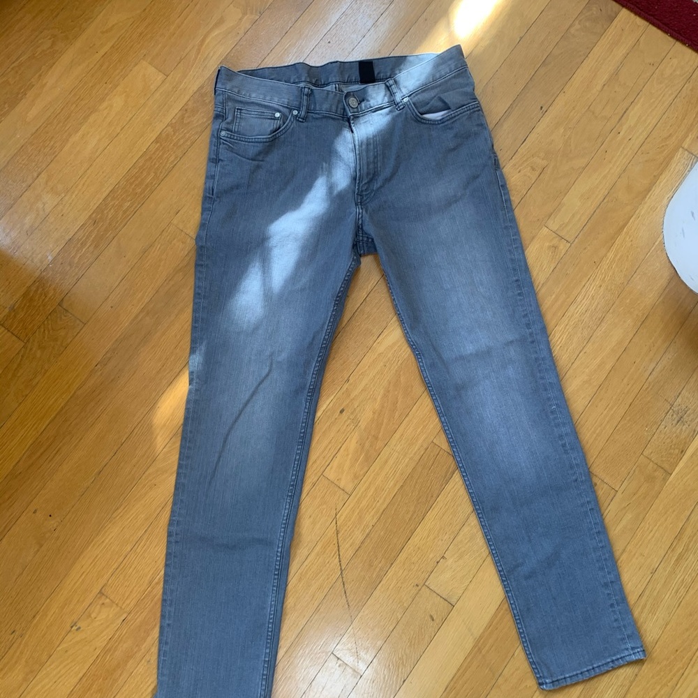Gray jeans
